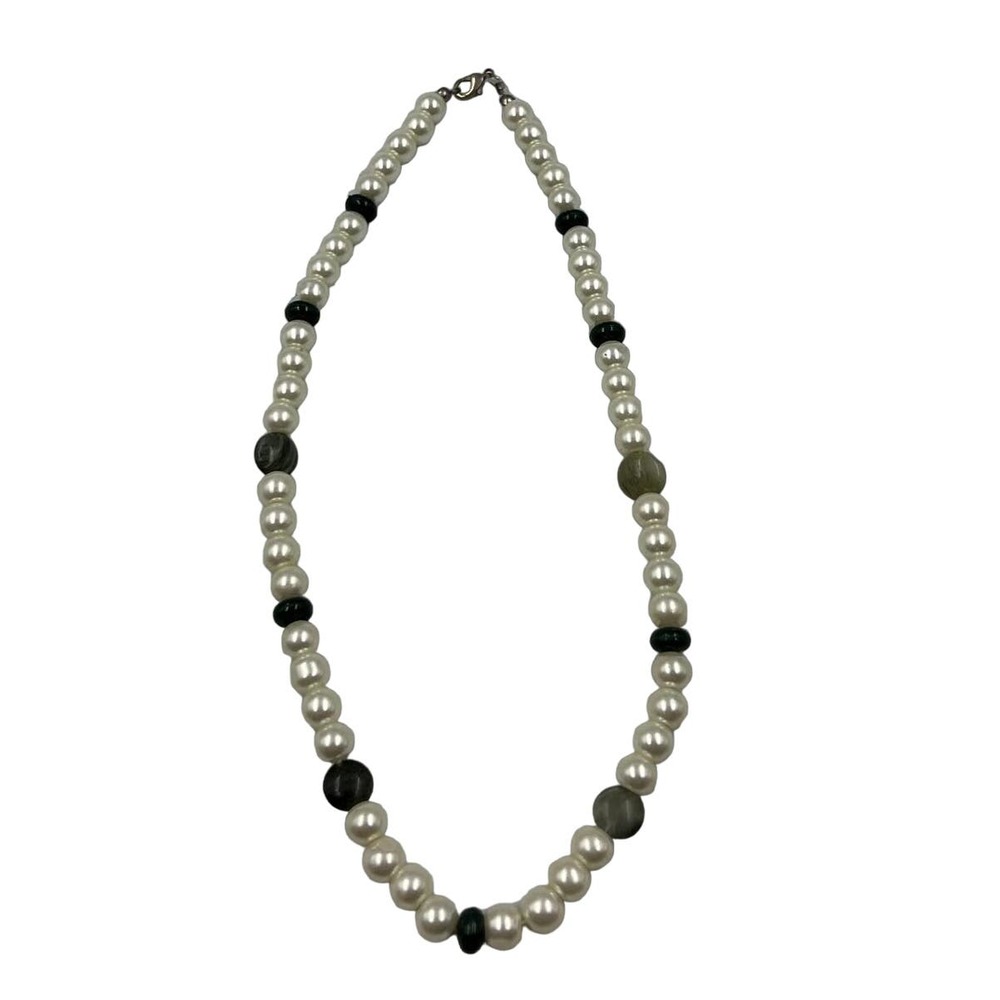 Vintage String Pearls &‎ Beads MidCentury MCM Jewelry Necklace Clasp Closure